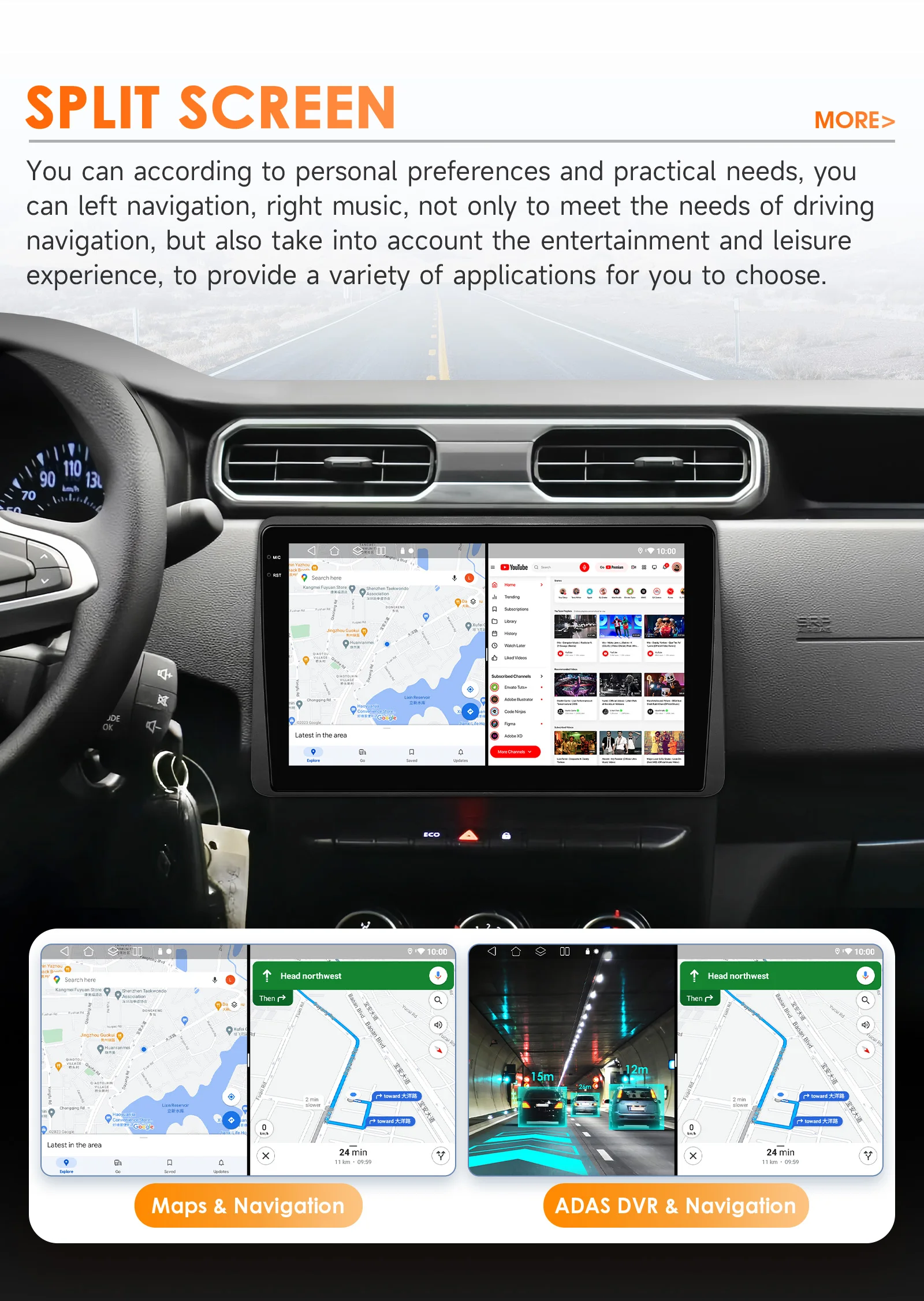 Hizpo Für Renault Duster HM 2 II 2020-2021 Arkana 1 I 2019-2021 Android Auto Radio GPS RDS WiFi BT 4G Multimedia Stereo CarPlay – Detail 35