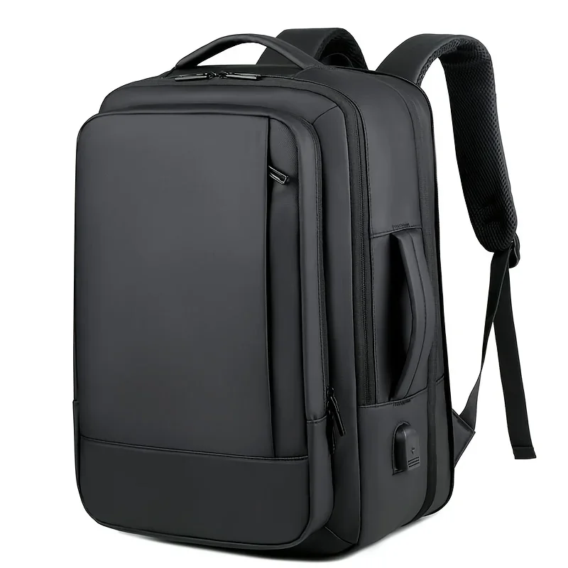 Large Capacity Business Backpack for Men Fashionable College Student Laptop Multifunctional Computer Bag