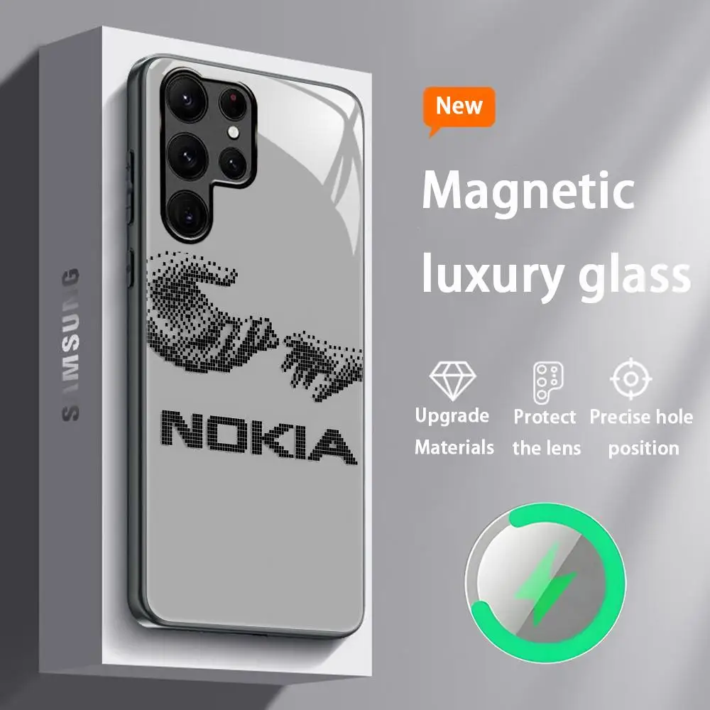 Premium Magnetic Glass Phone Case - Cool Design by N-Nokiaes-s Brand