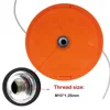 M10 Aluminum Head Nylon Grass Trimmer Head 2 Lijnen Brush Cutter Grass Universele Bump Feed Line Strimme Garden Tools 3