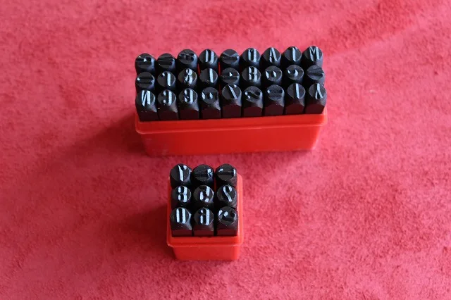 Handmade Leather DIY Tools-Alphabetical Stamped Punch Set, A-Z English Letter, 8mm Steel Leather Printing for Crafting