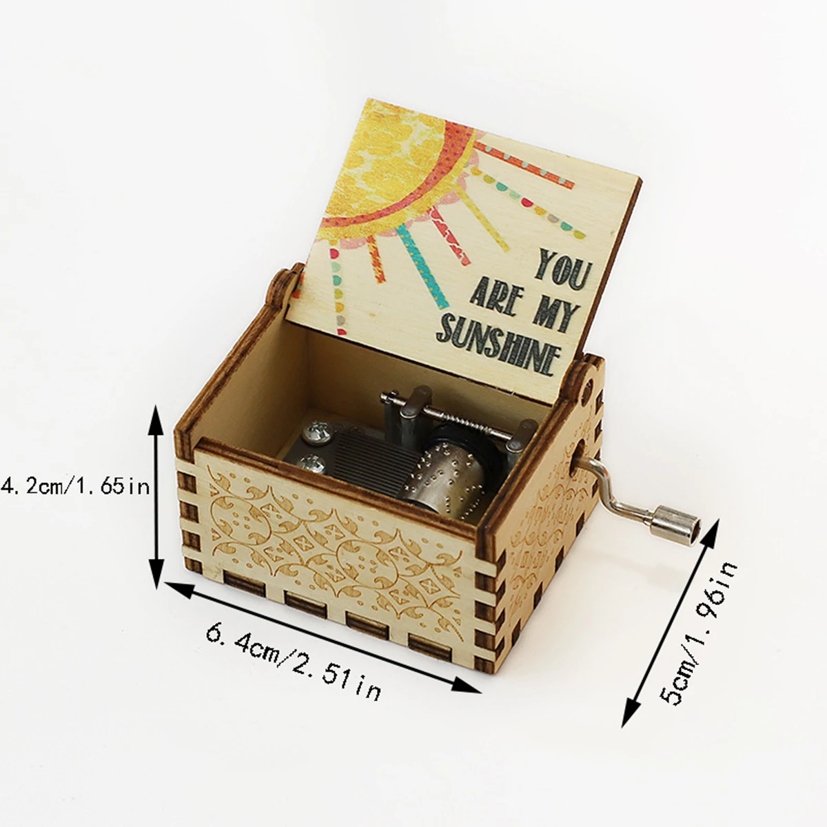 1pc, Mom Music Box Mum Gift, Mother Day Birthday Anniversary Thanksgiving To Mom From Daughter Son Hand Crank Musical Box Plays