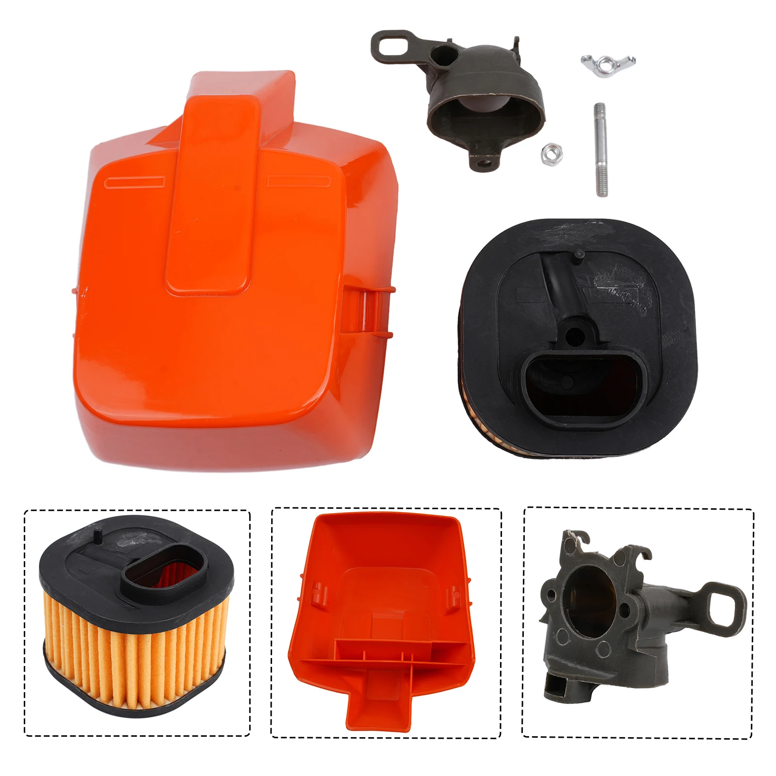 Air Filter Cleaner Cover Intake Adpator For 362 365 372 372XP Chainsaw =Garden =Power Tools Lawn Mower Parts