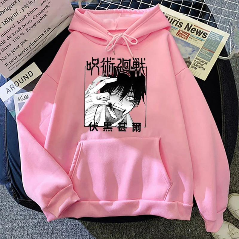 Women'S Winter Autumn Fashion Hooded Casual Long Sleeve Anime Fushiguro Toji Hoodies Sweatshirts Loose Pullover - Image 5