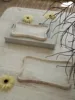 Creative home decor tray off-white Handmade marble tray bedroom Living room table Jewelry storage Photographic prop Ornaments 1