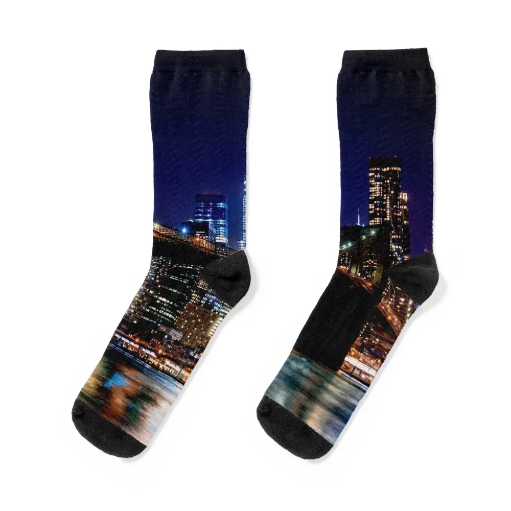 new york skyline manhattan Socks socks for men cotton 100% Golf socks Toe sports socks golf Man Socks Women's