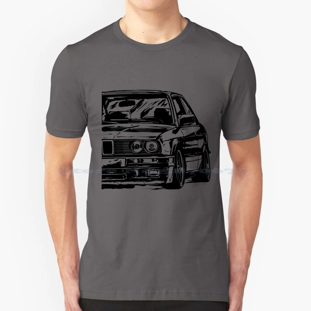 E30 "Dirtystyle" T Shirt 100% Cotone Tee E30 Appassionato E30 Lover E30 Tuning Motore Bavarese Funziona Bimmer E30 Bimmer