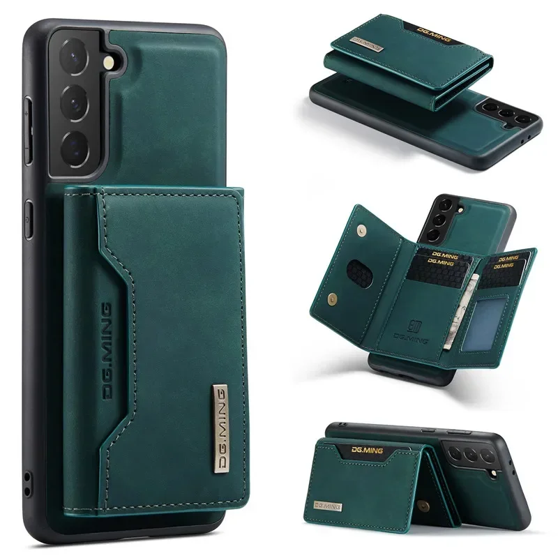 Magnetic Flip Leather Wallet Phone Case with Card Holder
