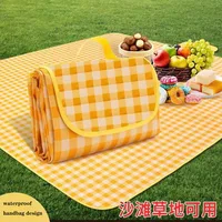 Foldable Picnic Mat Moisture-proof picnic set portable blanket picnic Sleep Pad Waterproof Oxford Cloth Picnic camping blanket 1