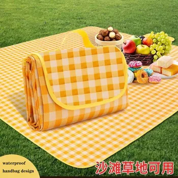 Tappetino da picnic pieghevole Set da picnic a prova d'umidità Coperta portatile da picnic Tappetino per dormire Coperta da campeggio da picnic in tessuto Oxford impermeabile 1