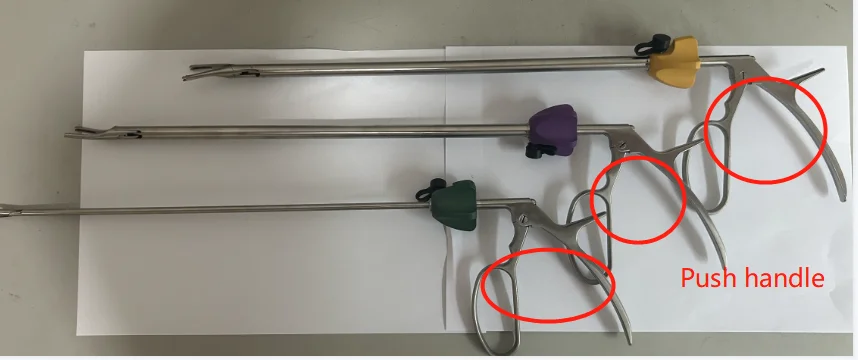 Surgical Endoscopic Hemolok Clip Applicator Laparoscopic Plastic Polymer Clips Ligating Applier