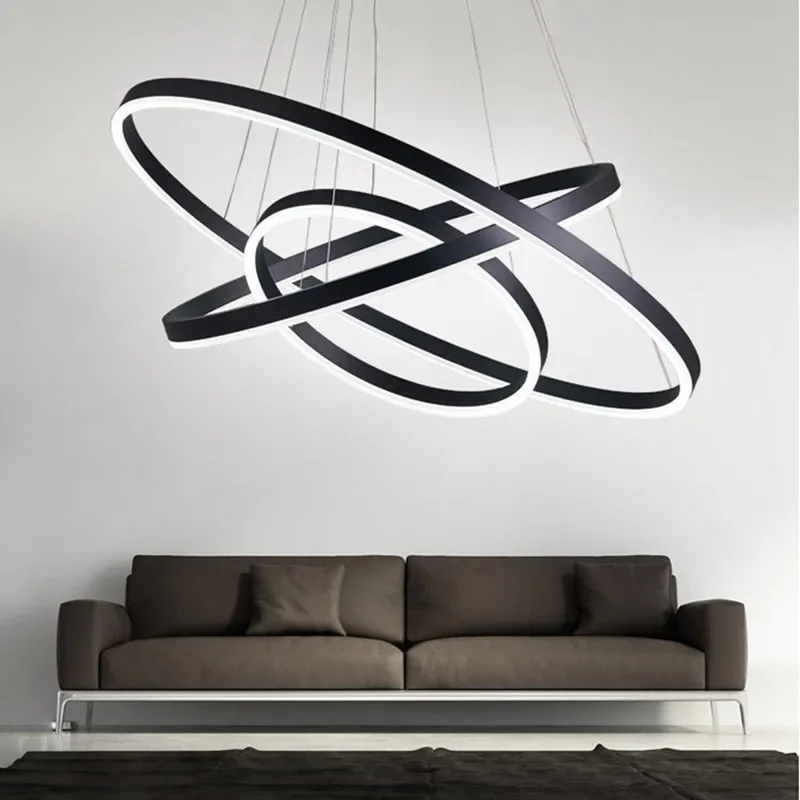 5 Round Ring Led Ceiling Chandeliers for Living Dining Room Staircase Hanging Lamp Home Decore Pendant Lighting Fixtures led chandelier,ceiling chandelier,art lighting fixtures