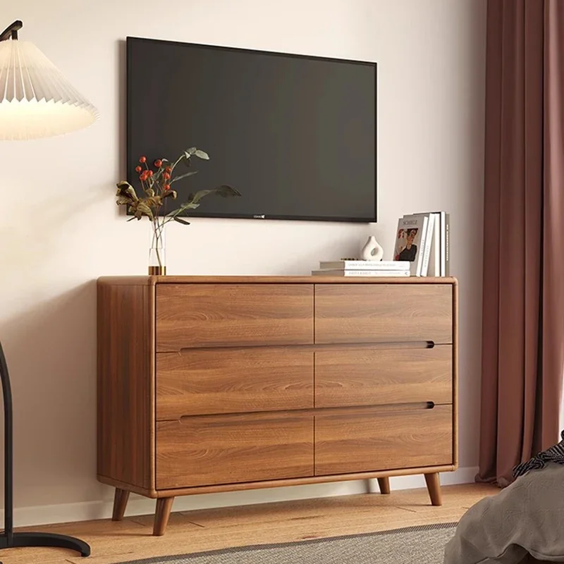 Solid Wood Drawer Sideboard Cabinet Chest Bedroom Storage Display Living Room Cabinet Kitchen Furniture Muebles De Cocina