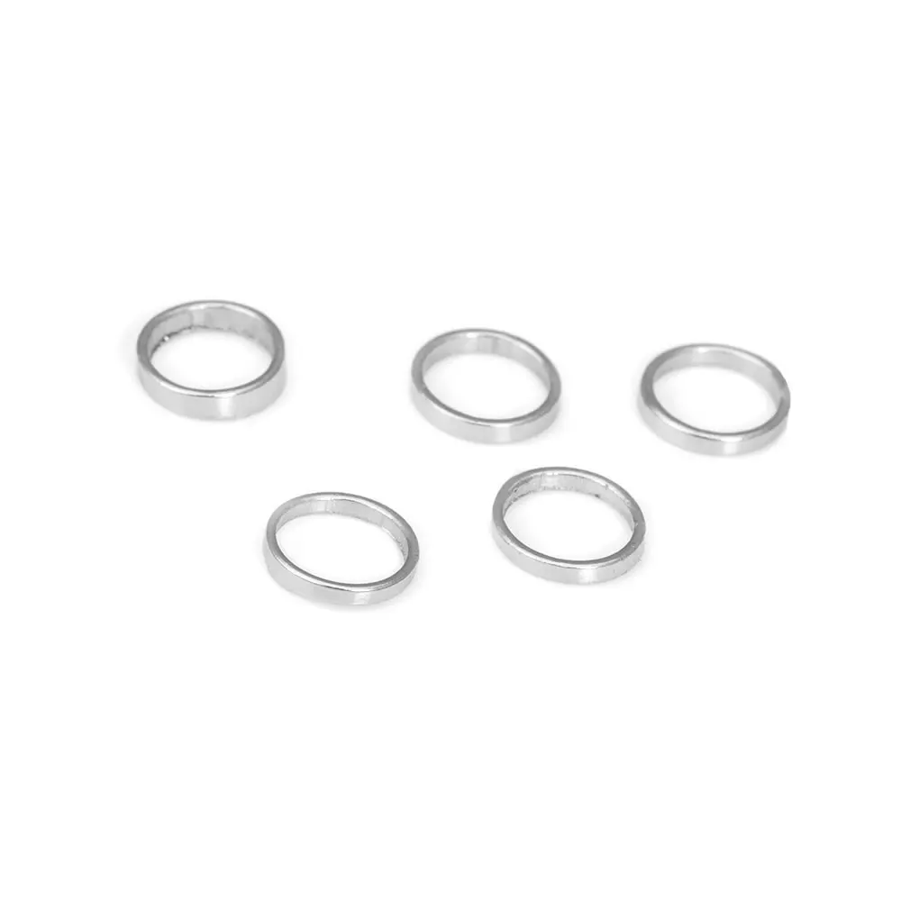 Gold & Silver Brass Round Closed Jump Rings for Jewelry Making - Assorted Sizes