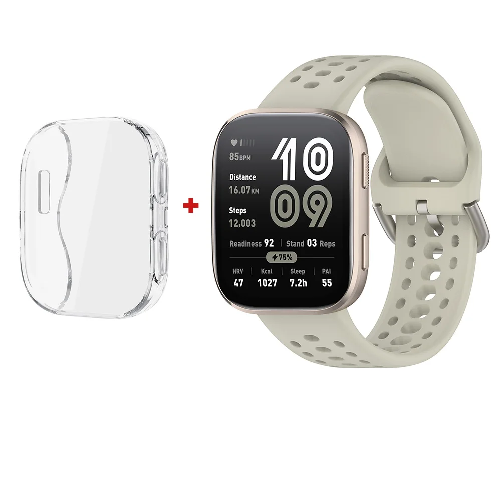 TPU Protective Case with Strap and Full-Coverage Screen Protector
