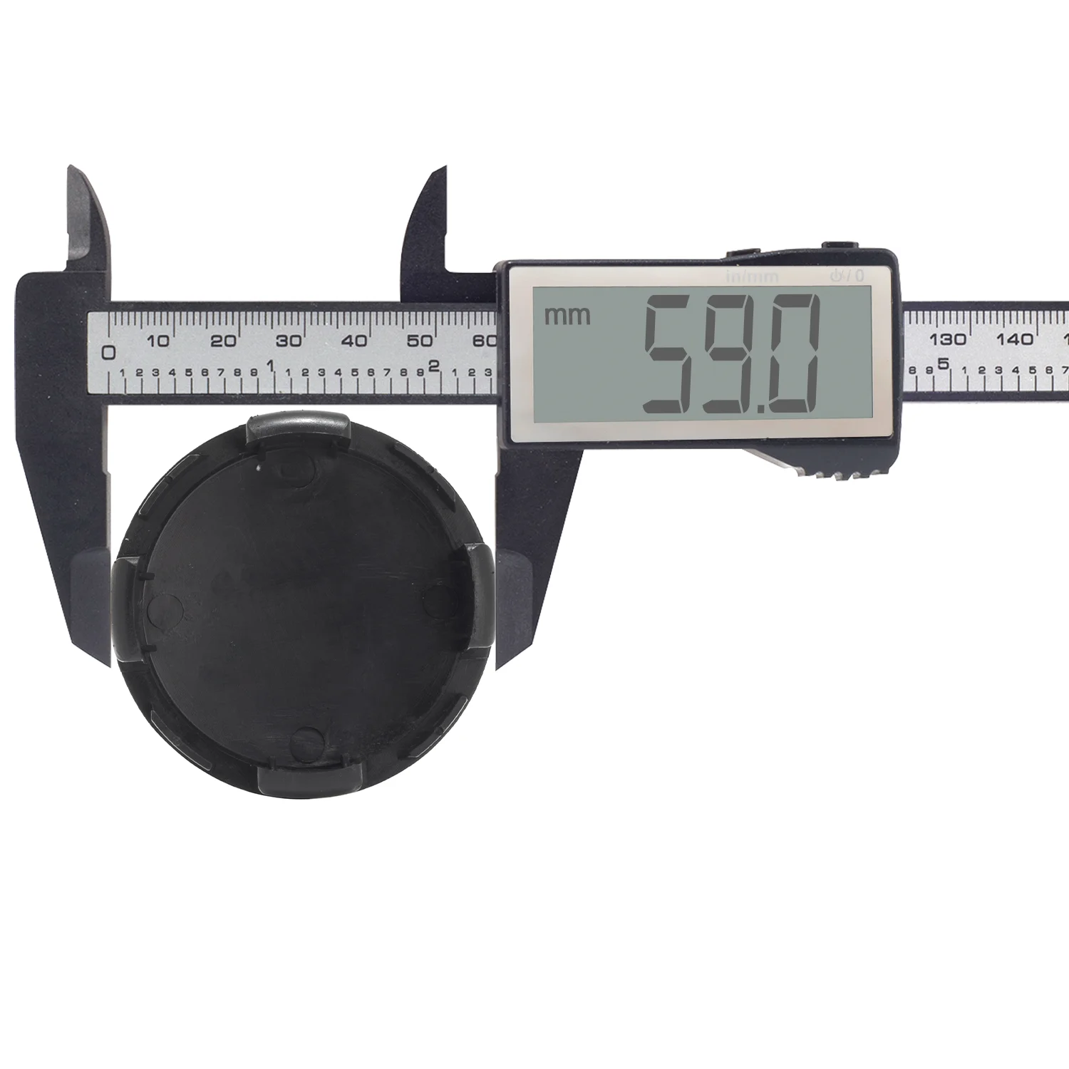 CFPerformance 2 Stück/4 Stück 65,6 mm/2,58 Zoll Außendurchmesser, 59 mm/2,32 Zoll Innendurchmesser, Mittelkappe für 2015–2023 F-150 mit 2,5 Zoll Durchmesser # HL3Z-1130-A – Detail 4