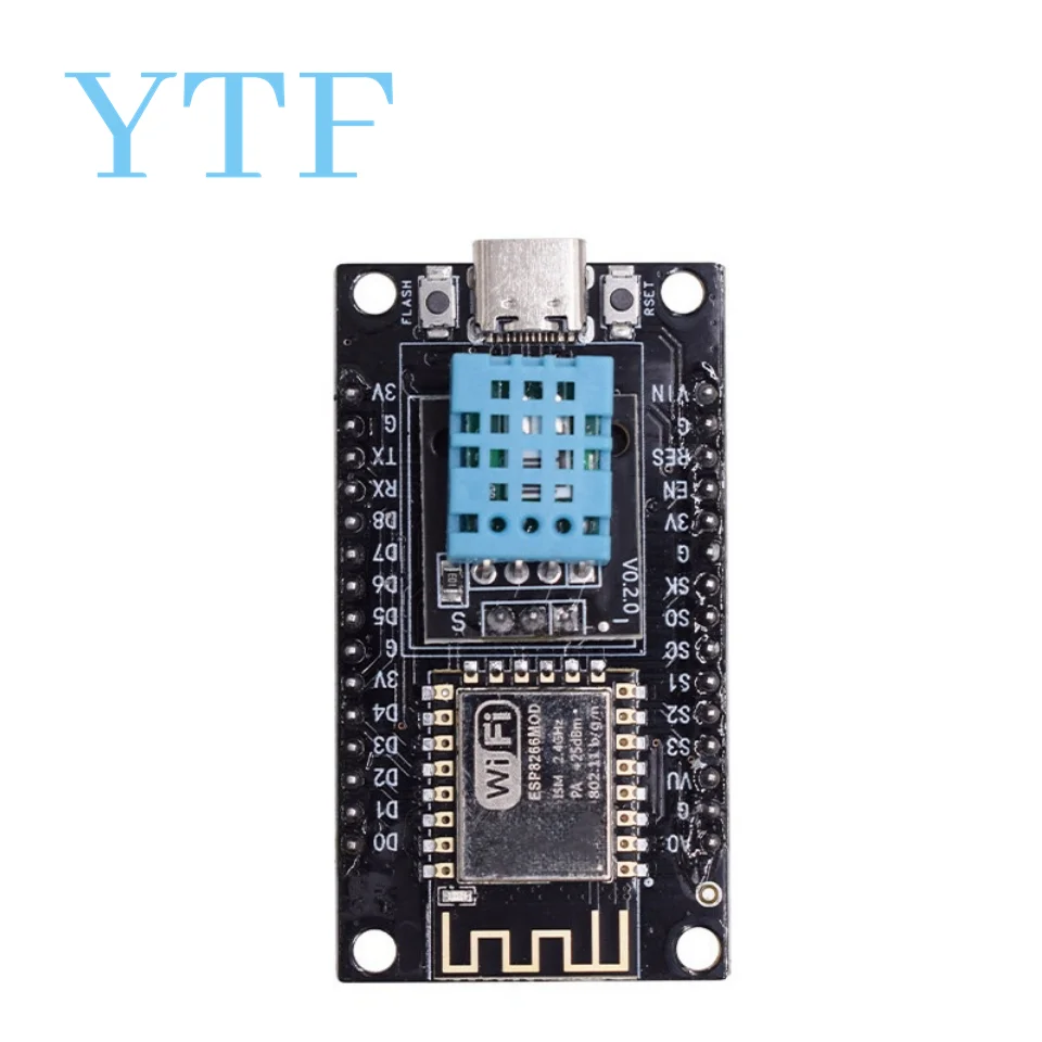 

DHT11 New Version Of Temperature And Humidity Sensor CH340 Development Board ESP8266 Expansion Wifi Serial Port Module