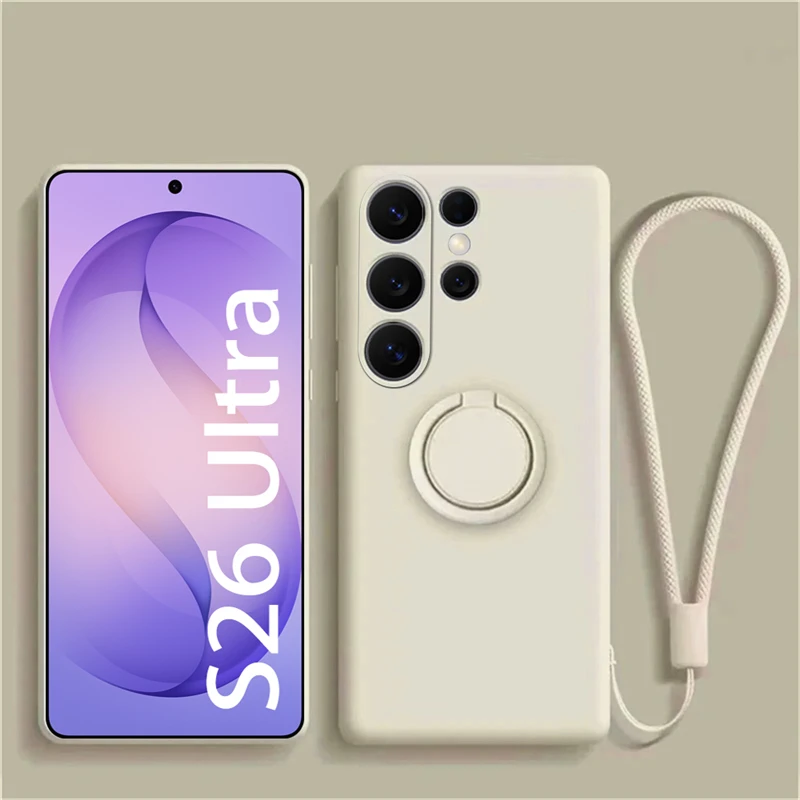 Premium Liquid Silicone Magnetic Holder Soft Cover Case