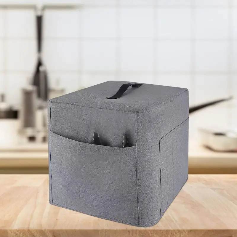 Air Fryer Dust Cover Storage Cover with Pocket Easy Cleaning