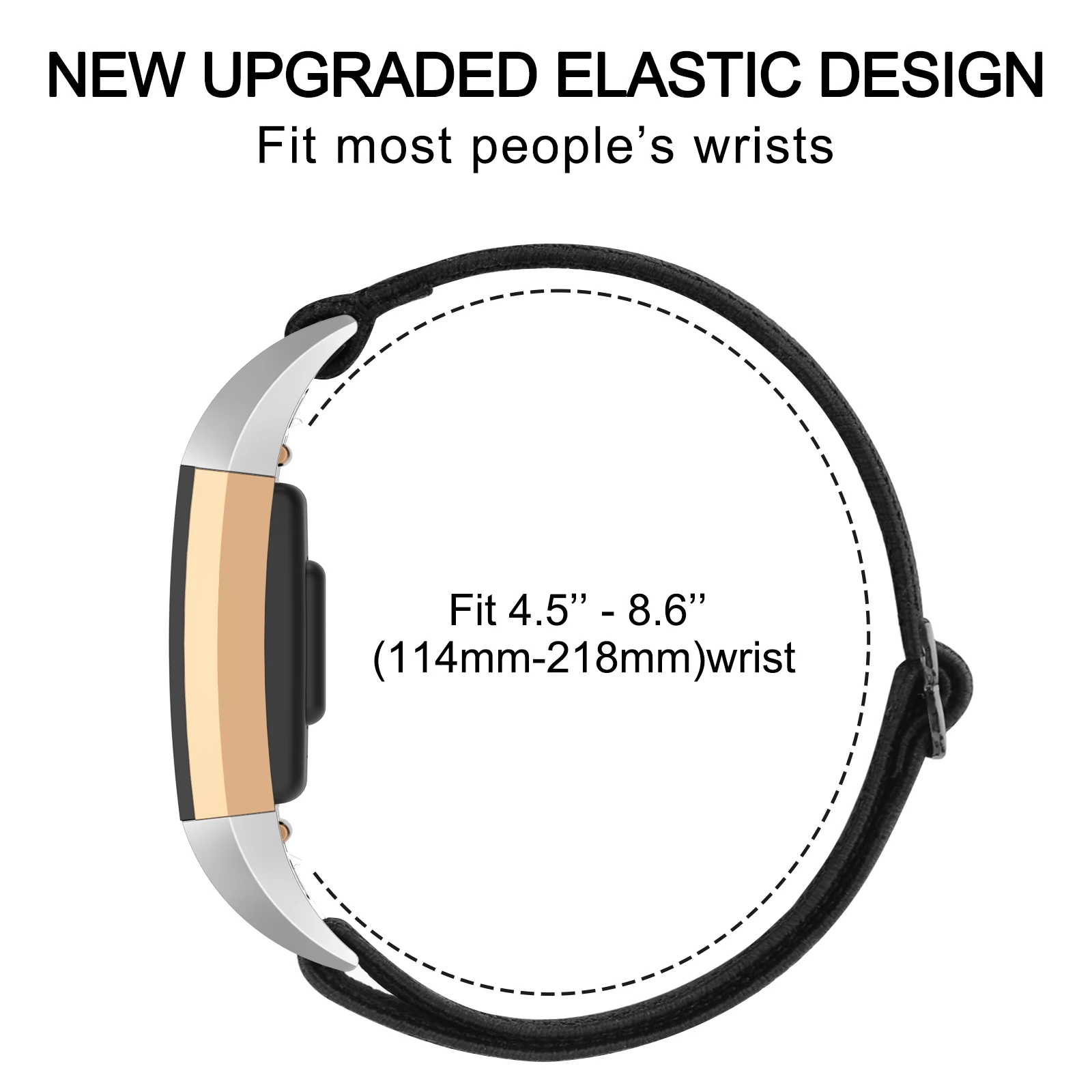 Adjustable Nylon Elastic Band Strap Bracelet Replacement