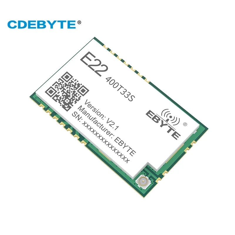 433MHz Lora RF SMD Wireless Module E22-400T33S 33dBm Long Distance 16km Antenna Interface IPEX/stamp Hole wireless module