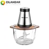 Meat grinder household electric stainless steel vegetable crushing machine small  spicy meat grinder garlic processor 1