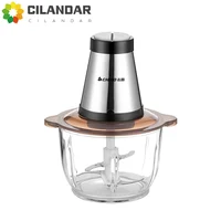 Meat grinder household electric stainless steel vegetable crushing machine small  spicy meat grinder garlic processor 1