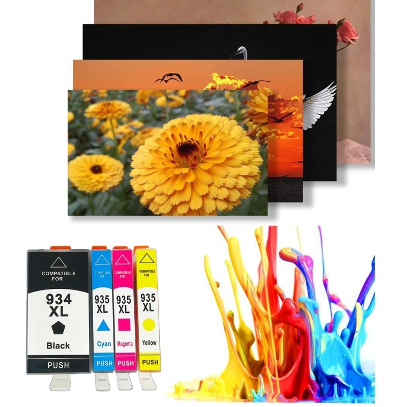 Compatible Cartridge Replacement HP 934XL 935XL 934 XL 935 (BK & C/M/Y 4Pack Combo) Officejet 6220 toner cartridge