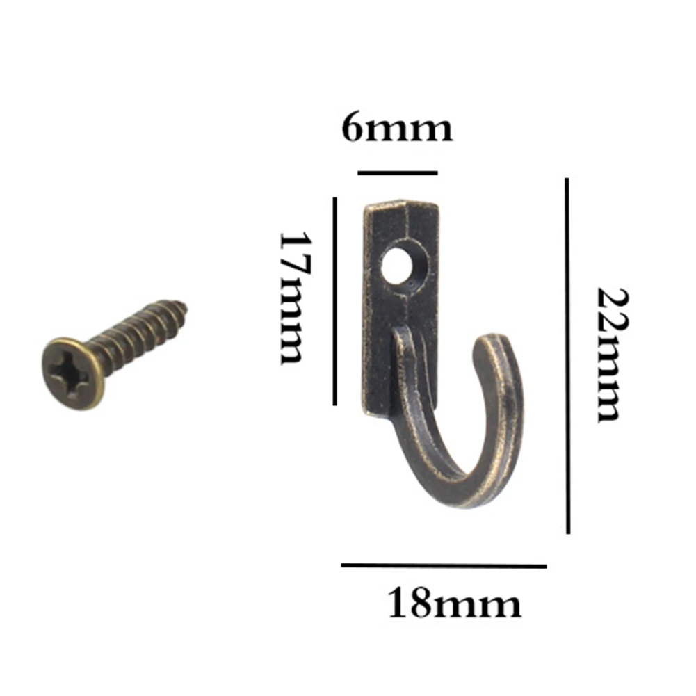 

Wall Mounted Hooks Vintage Door Back Wall Hooks Robe Coat Hat Hanger Holders Key Bag Storage Hook Kitchen Bathroom Organizer