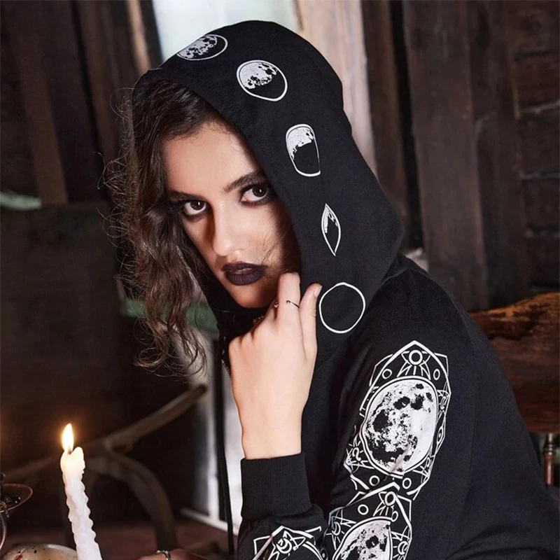 Kawaii Hooded Y2k Clothes Hoodies Anime Oversized Hoodie Men's Clothing Goth Hip Hop Print Harajuku Sweatshirt Zip up Top 