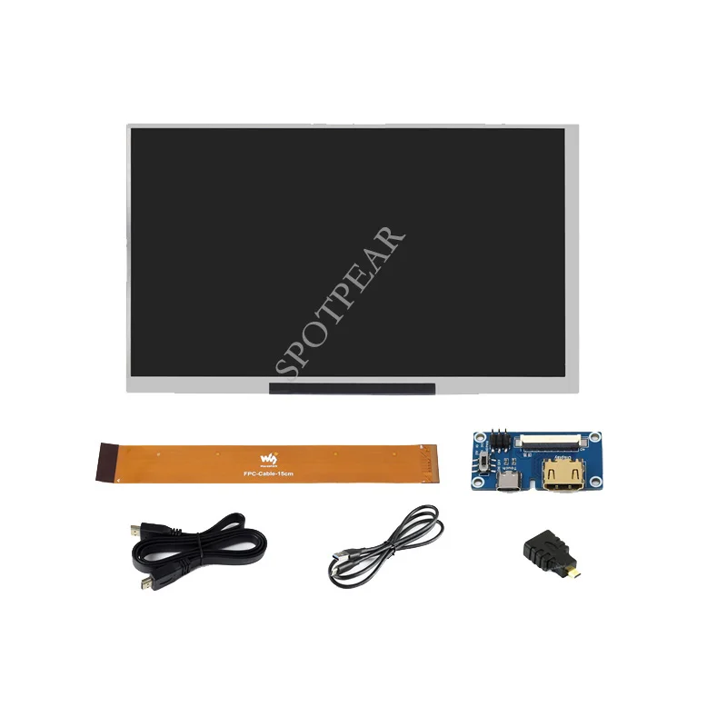 Raspberry pi Polegadas Tela Ultrafino Ips Qled Integrado Hdmi Porta Cabo Ffc 1024x600 - Imagem 6