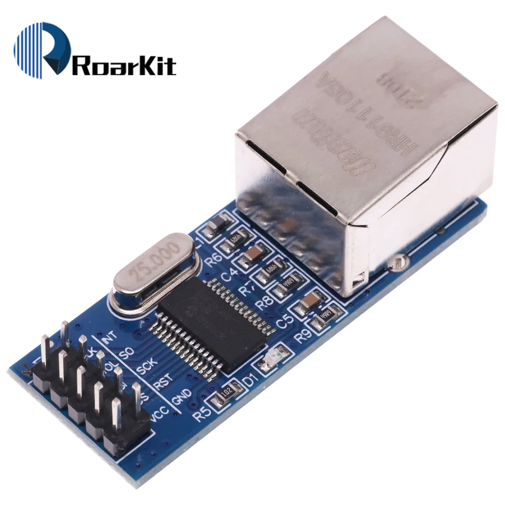 Mini-modulo-di-rete-LAN-Ethernet-ENC28J60-per-Arduino-51-AVR-SPI-PIC ...