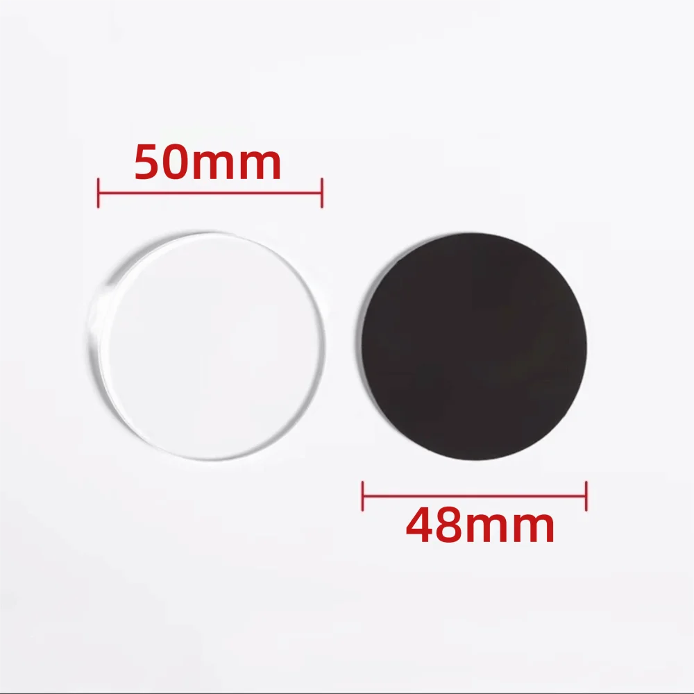 5개 DIY 수제 냉장고 자석 투명 마그네틱 시트 아크릴 냉장고 자석 사각형 자가 접착 DIY 공예 세트