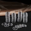 10pcs/lot Coins Storage Capsules Plastic Coin Holder Coin Protection Box Transparent Acrylic Small Circular Box Diameter 21-45mm 6