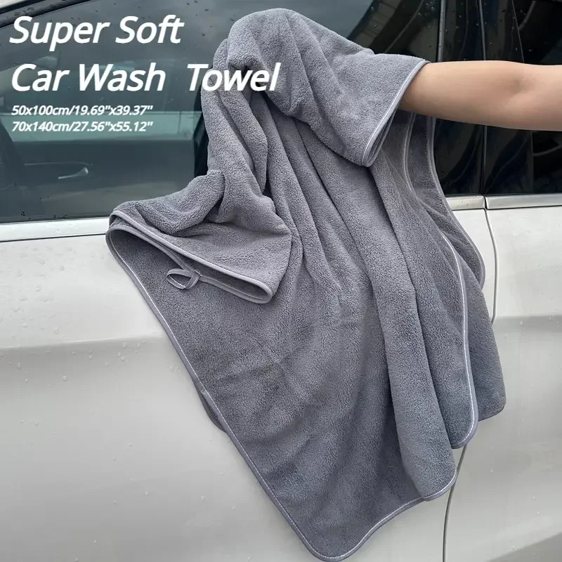 Car Washing Towel Car Wash Towel 1200GSM Double Sided Towel Car Detailing Twisted Braid Cloth Super Absorbent Rag for Home Washing Accessories