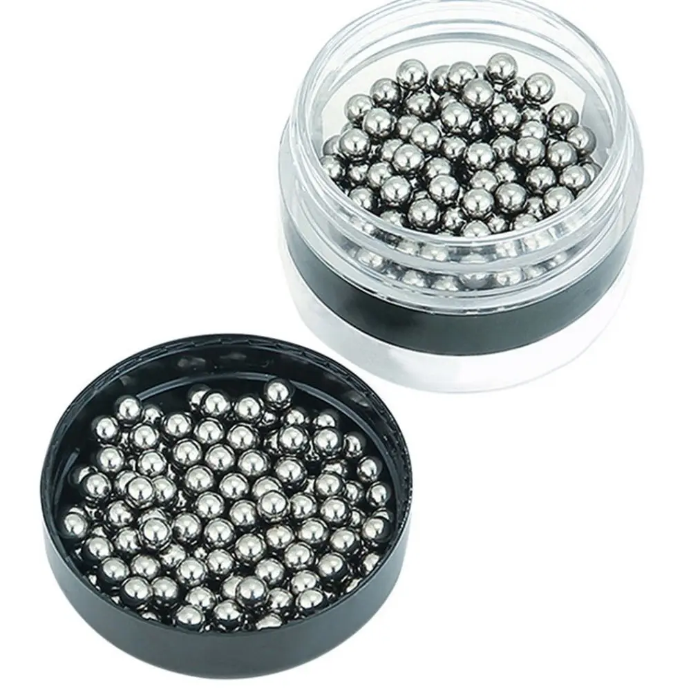 200pcs Wine Tea Stains Clean Ball Decanter Hookah Cup Glass Bottle Cleaning Tool Stainless Steel Bead Brushing Bar Accessories hookah cleaning brush,cleaning accessories