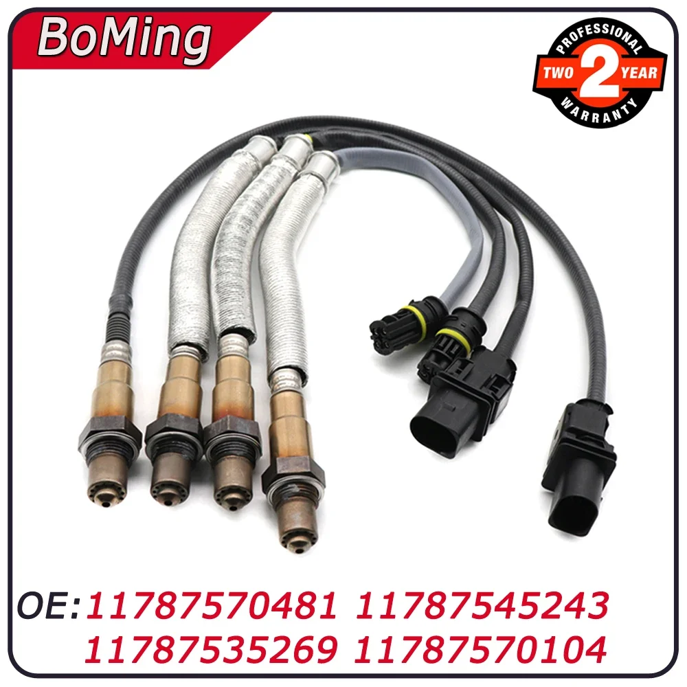 

4pcs O2 Oxygen Lambda Air Fuel Ratio Sensor 11787570481 11787545243 11787535269 11787570104 For BMW 1 3 120i 320i E90 2003-2016