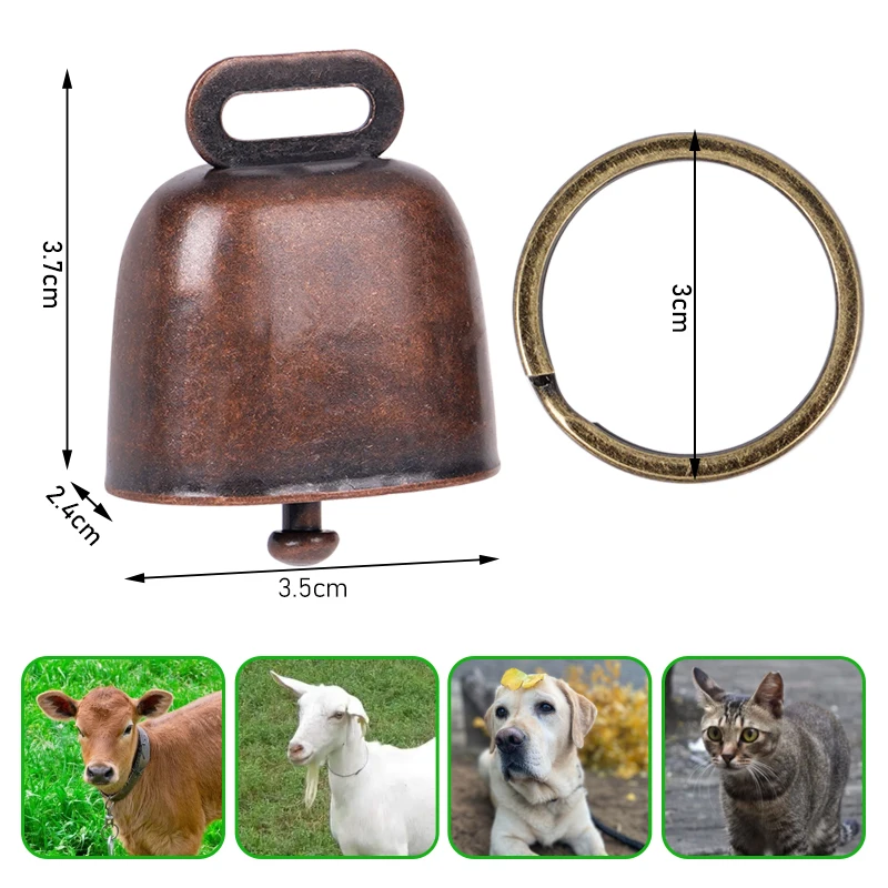 Cow Horse Sheep Bell Retro Bells Dog Cat Collar Bell Horse Cattle Goat Farm Animal Sheep Grazing Iron Anti Lost Bells