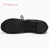 Black Tan Lace Up Geniune Pig Leather Dancing Shoe From Children to Adult Quality Oxford Jazz Dance Shoes 6