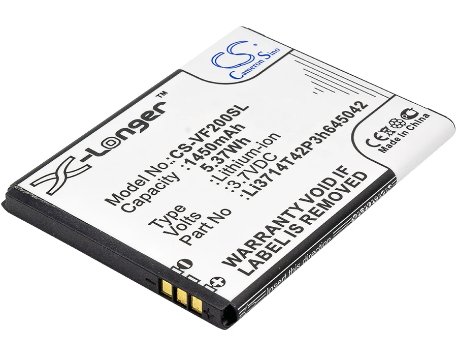 Batteria 1450Mah Per Vodafone Smart First 7 Vfd 200