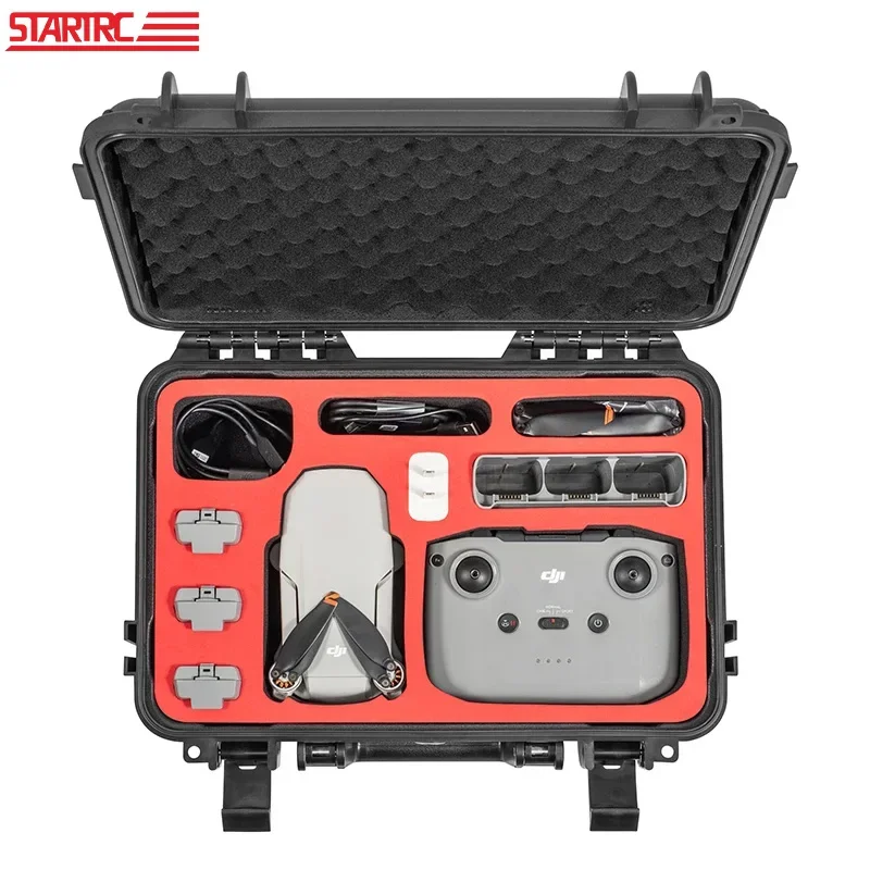 STARTRC for DJI Mini 4K/Mini2 SE Drone Accessories Storage Case Hard Shell Waterproof Box Portable Suitcase Travel Carrying Case