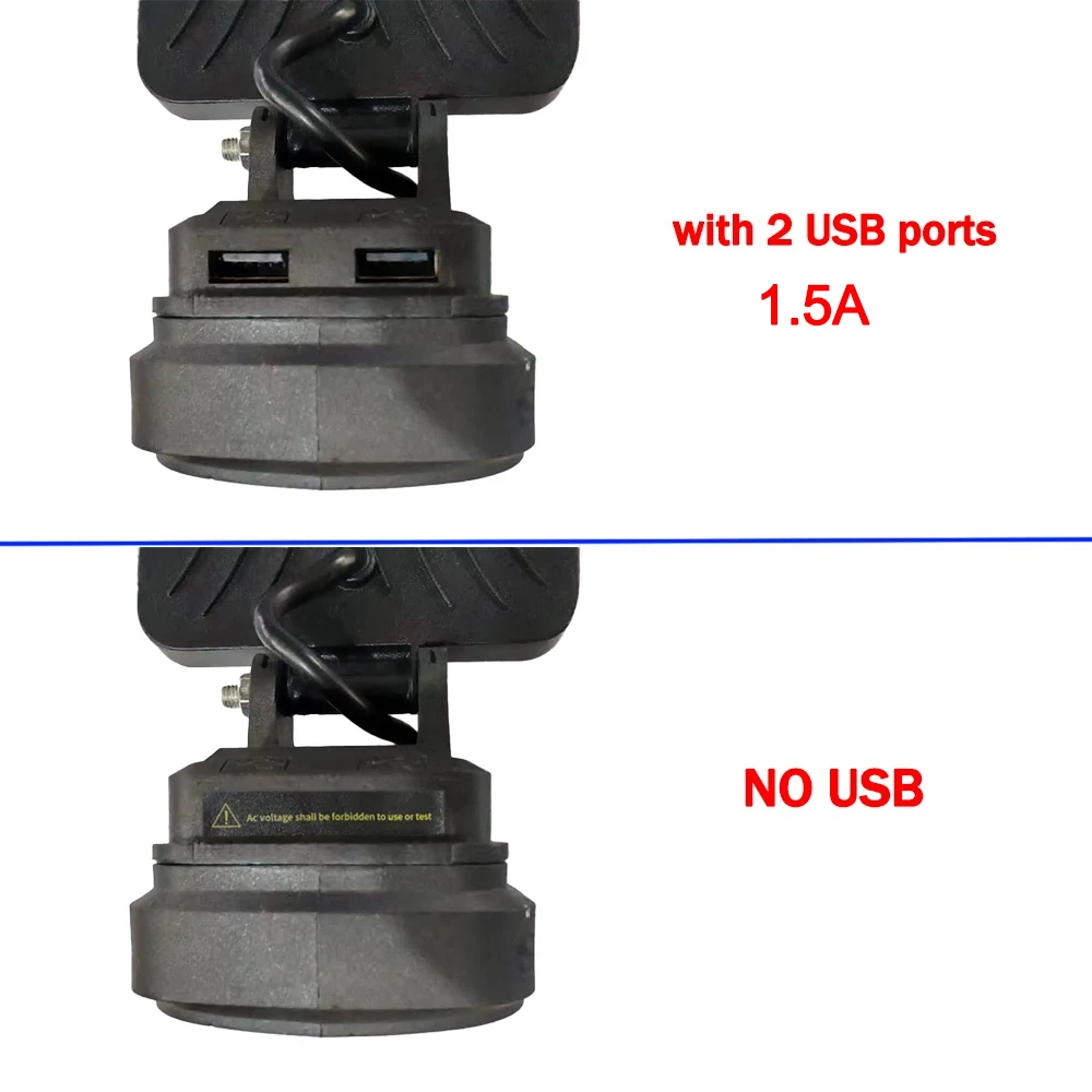 Portable Spotlight Camping Lamp 3/4/5/8Inch Led Light Portable Spotlights Cordless Outdoor Working Fishing Handheld Emergency Tools Light Fit Makita 18V Battery
