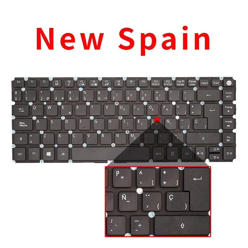 Clavier AZERTY Français Compatible Acer Aspire E5-472G à 476G - Neuf, Marque KINPOWER