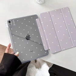 Emerald Polka Dot Smart Case for Tablets - Stylish Protective Cover (STPUSM - TD0801)