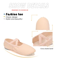 Girls Ballet Shoes For Woman Kids Ballet Slippers Women Ballet Flats Children Practise Dance Shoe Soft Sole Canvas Training Shoe