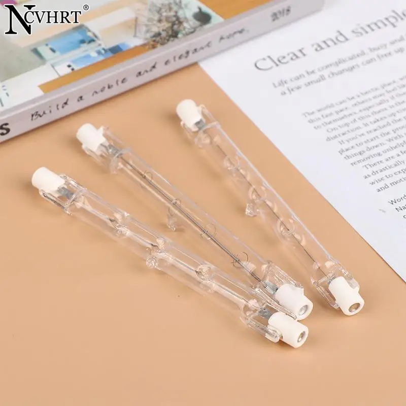 100W 150W 300W halogen bulb 118mm 78mm Double Ended Linear R7s Halogen Light Bulb AC220-240V Household Decor R7s