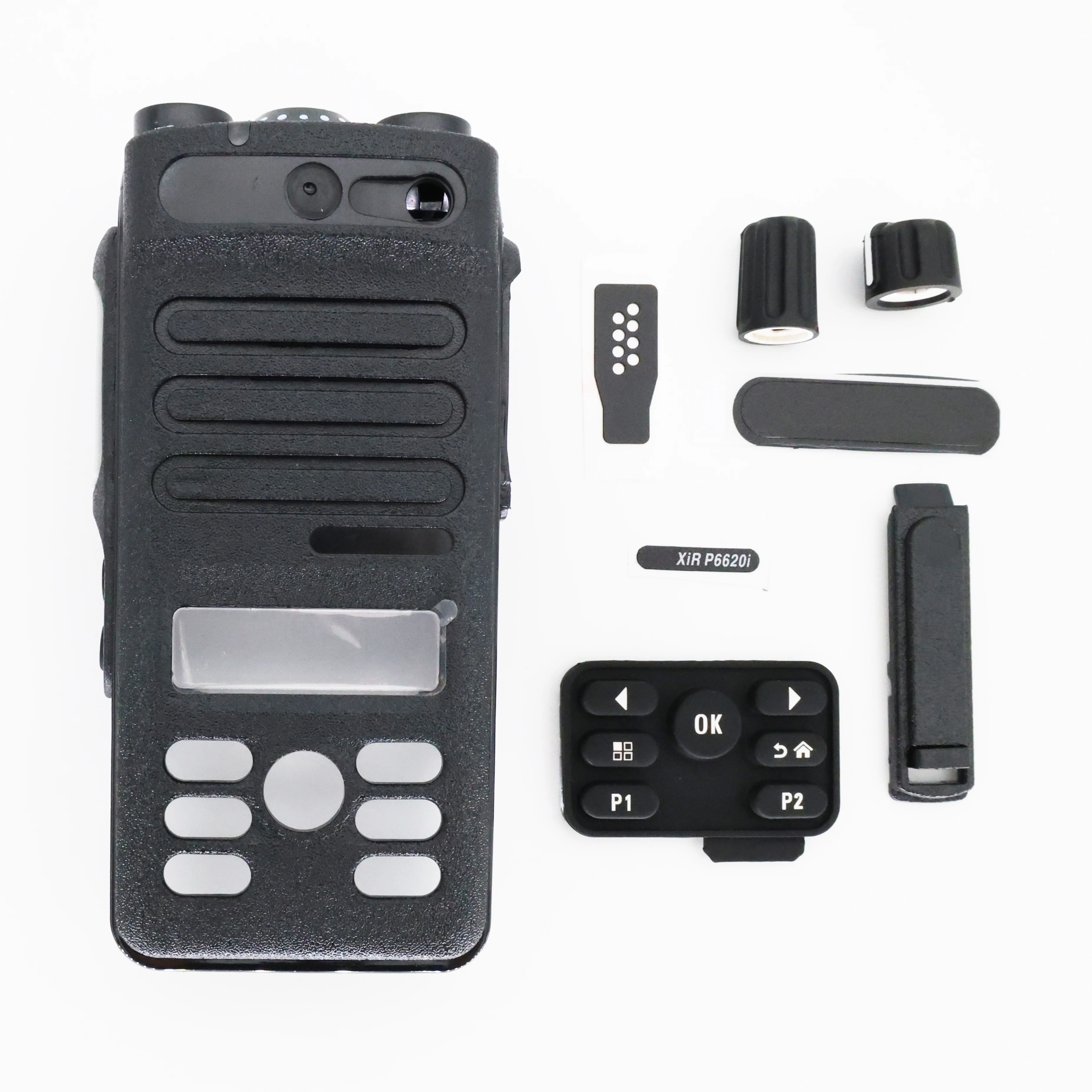 Black Replacement Walkie-talkies Housing Cover Case Kit for Motorola Radio XPR3500E XIR P6620i DEP570e DP2600e