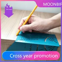 

Plastic Woodworking 3D 90 Degree Woodworking Multifunctional Square Angle Meter Protractor T-type Ruler Angle carpenter tools