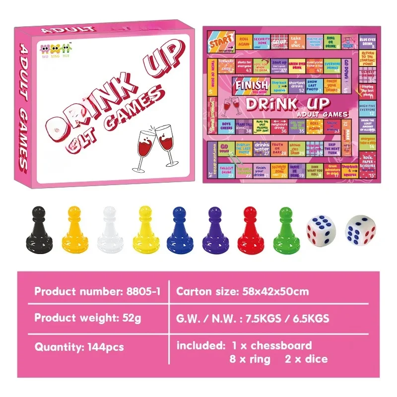 Cross-Border Adultopoly Board Game for Couples Drinking Date Game Night Big Monopoly Tabletop Card Game Adult Entertainment