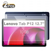 2 Pieces HD Scratch Proof Screen Protector Tempered Glass For Lenovo Tab P12 12.7-inch 2023 Tablet Protective Film 1